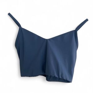 ALL GOOD FEELS BLUE ADJUSTABLE STRAPS ATHLETIC SPORTS BRA SIZE XS YOGA GYM